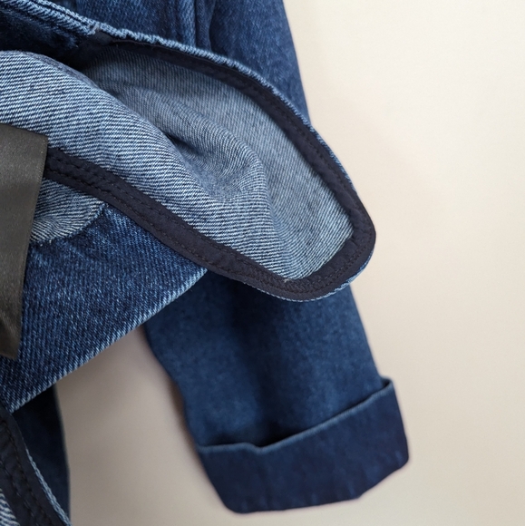 Find. Utility Indigo Denim Chore Coat Minimalist - Picture 12 of 14